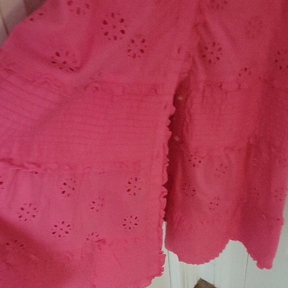 Gap Maxi Eyelet Pink Sundress - Picture 6 of 8
